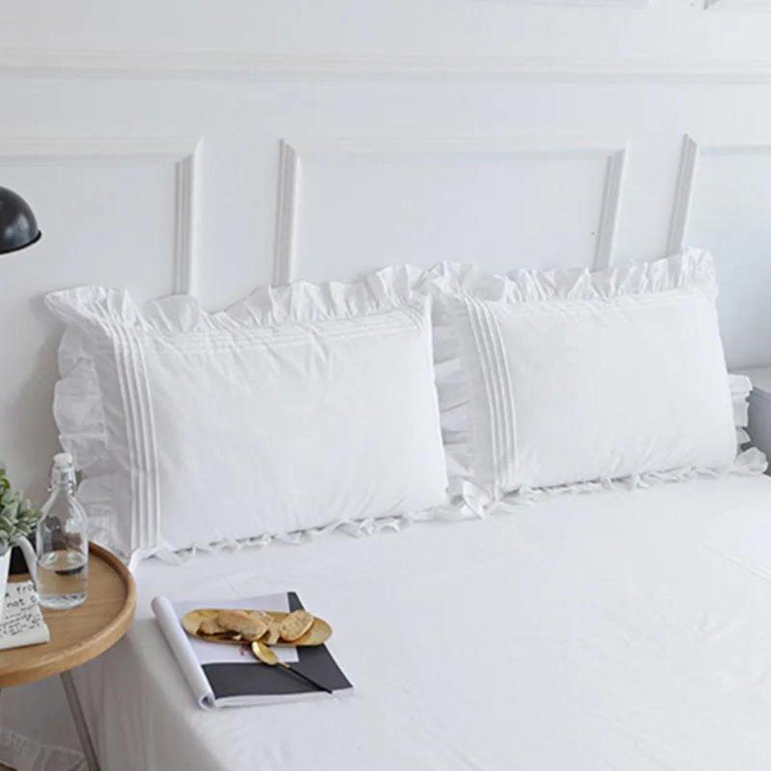 Conjunto de Lençóis de Algodão Branco Saintelle