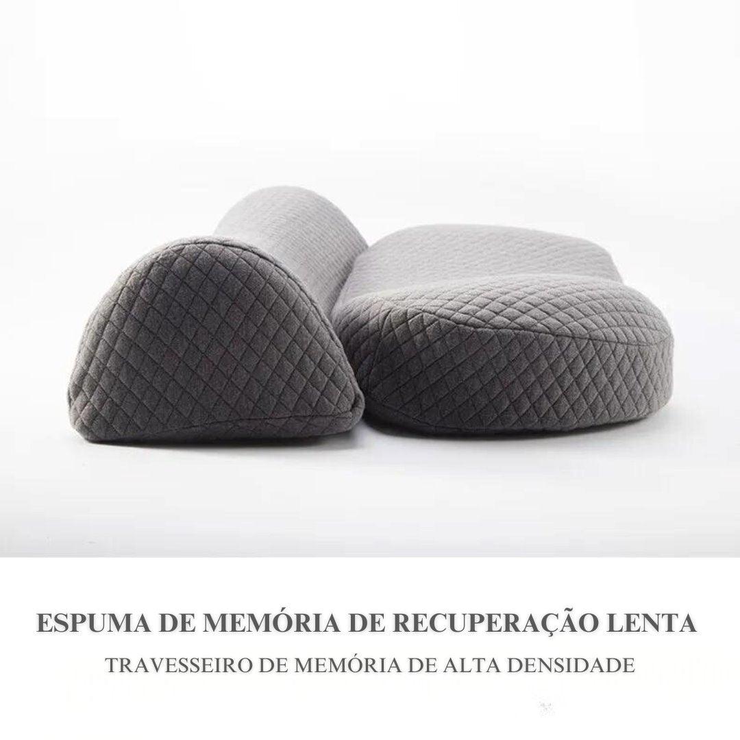 Travesseiro Cervical Ergonômico Saintelle - Tenha Sono Profundo e Melhora a Saúde da Coluna