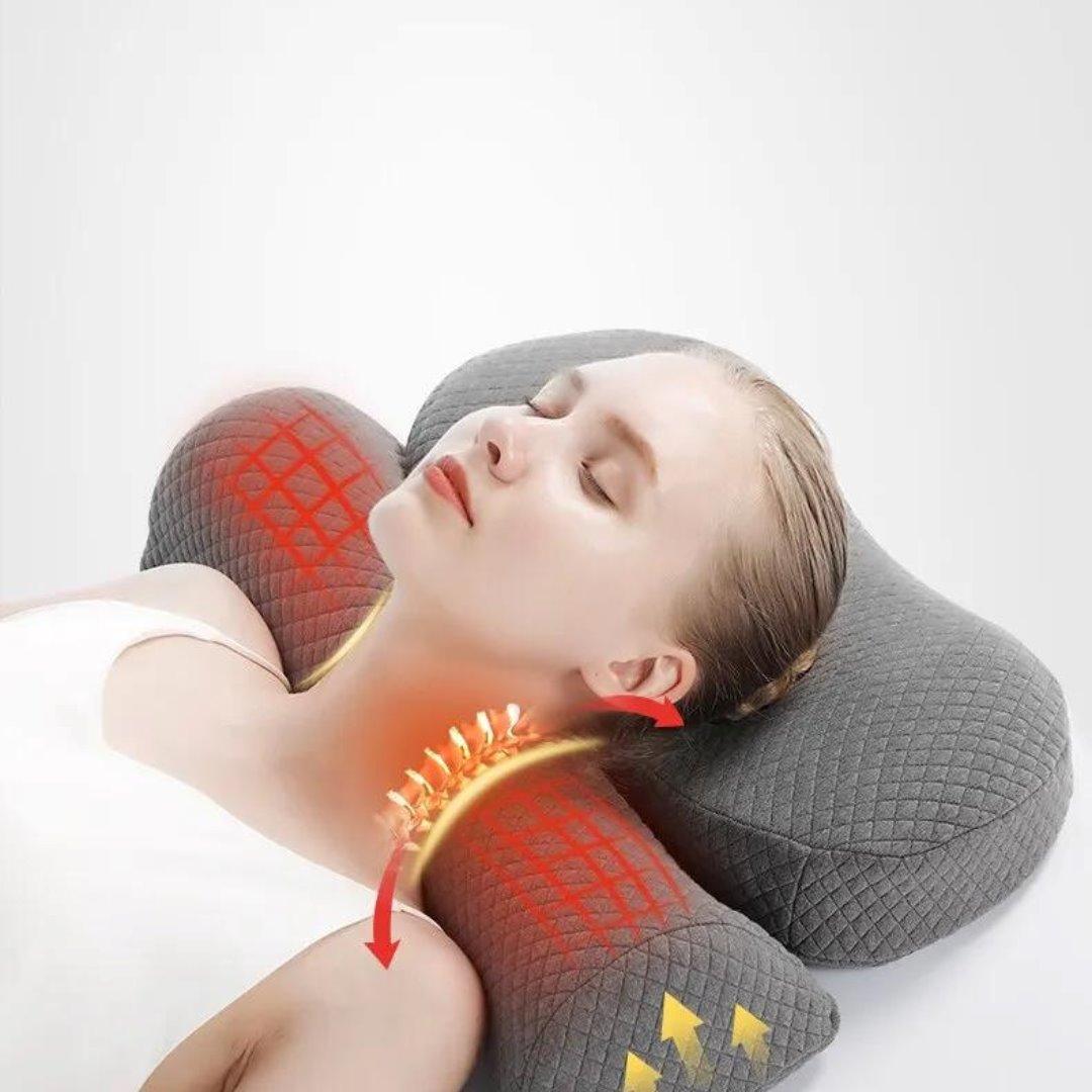 Travesseiro Cervical Ergonômico Saintelle - Tenha Sono Profundo e Melhora a Saúde da Coluna