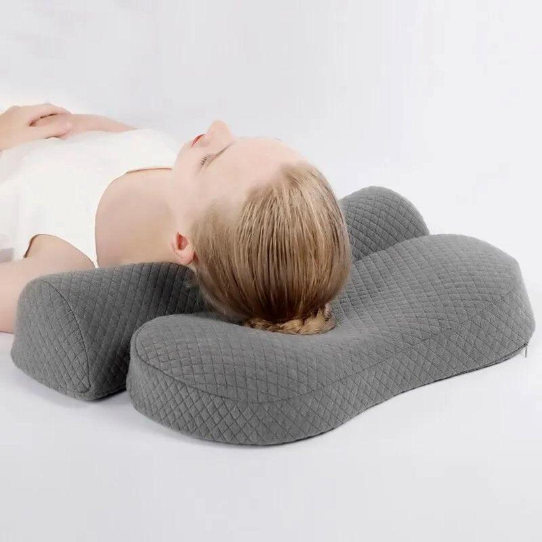 Travesseiro Cervical Ergonômico Saintelle - Tenha Sono Profundo e Melhora a Saúde da Coluna