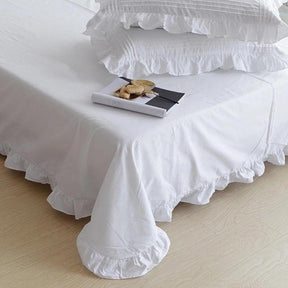 Conjunto de Lençóis de Algodão Branco Saintelle
